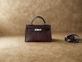 LE SOLÉNA CROCO MARRON